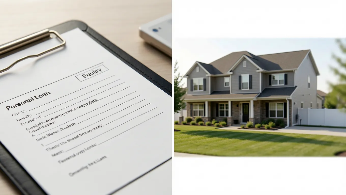 Family considering personal loans vs home equity in Missouri.