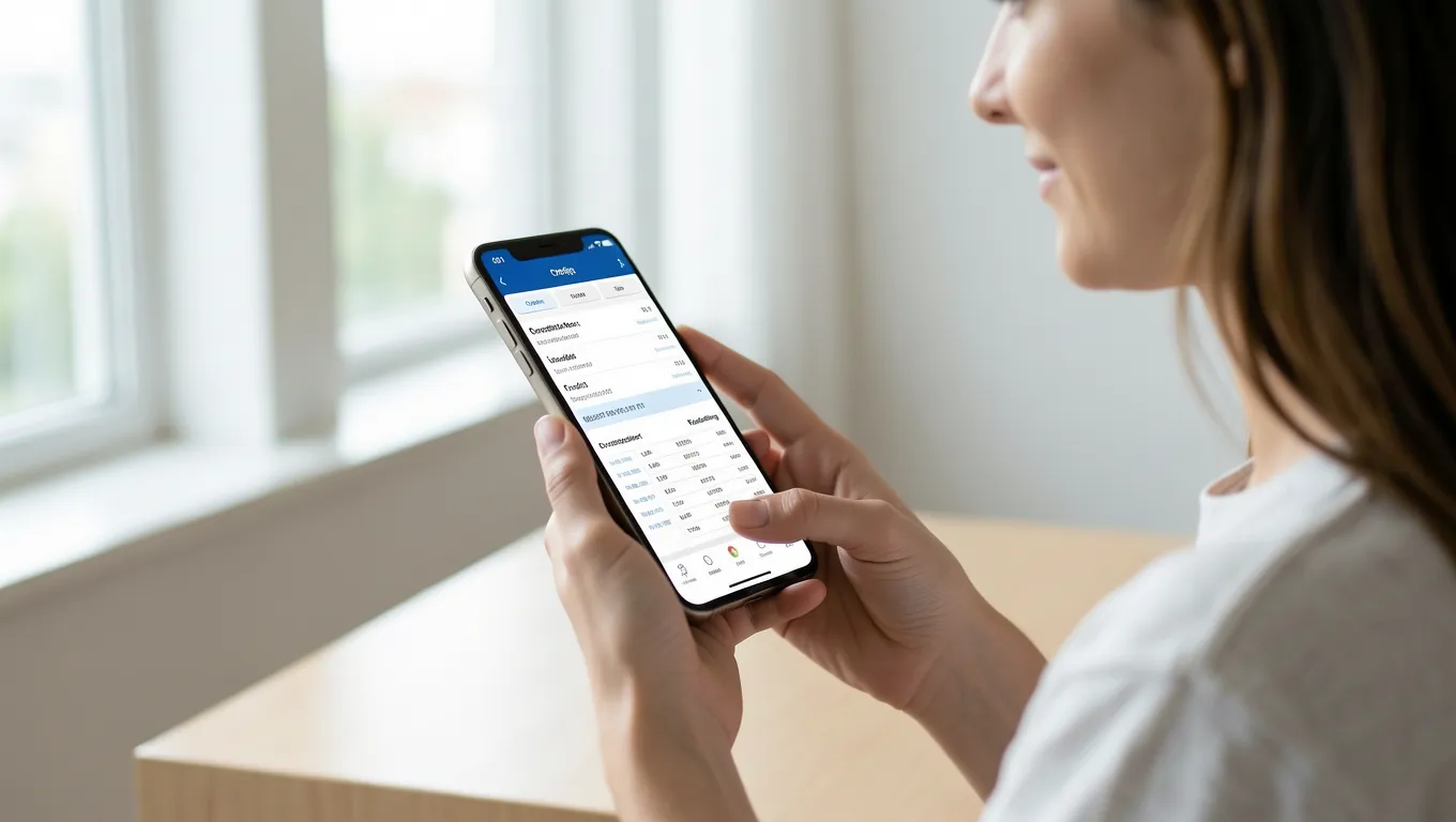 Person researching personal loans on a laptop