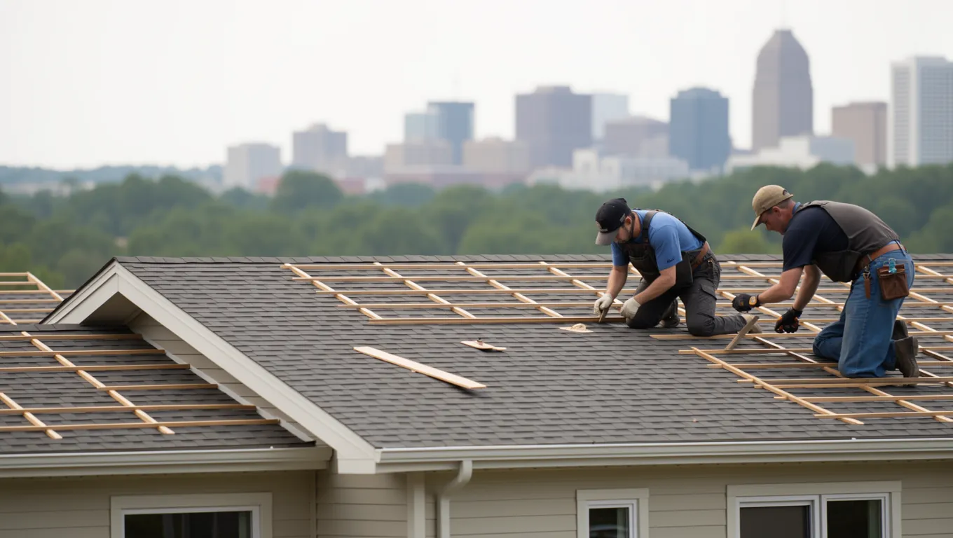Home roof repair funded by personal loan in Joplin MO.