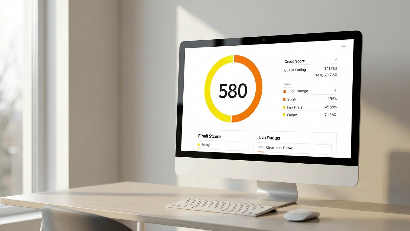 Missouri Couple Reviewing 580 Credit Score Loan Options