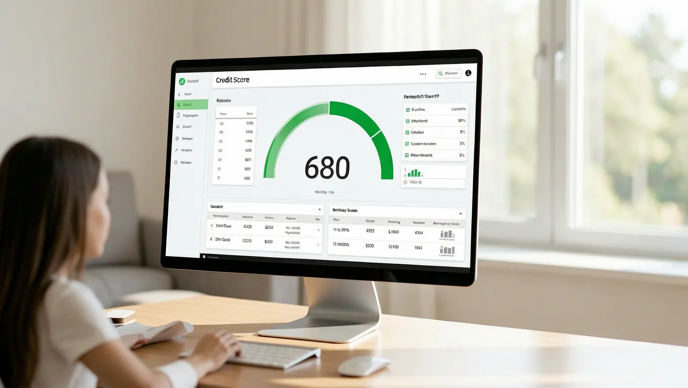 Couple reviewing a personal loan offer in Missouri with 680 credit score.