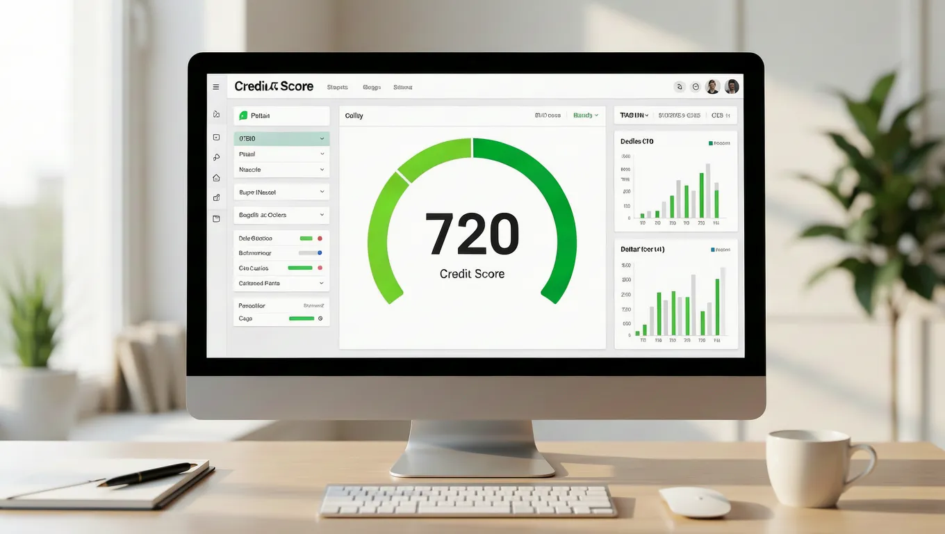 Family reviewing a 720 credit score loan offer in Missouri