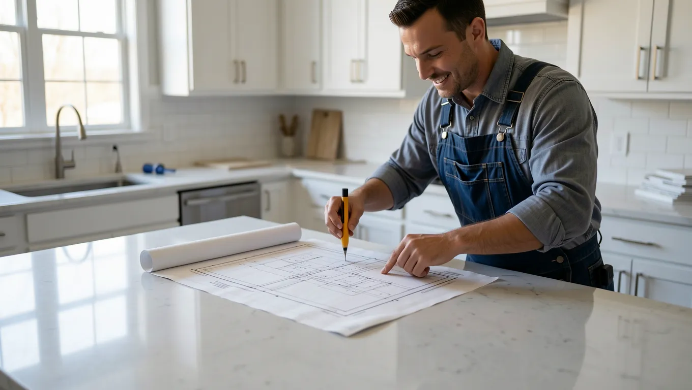 Couple discussing home improvement loan options in Missouri