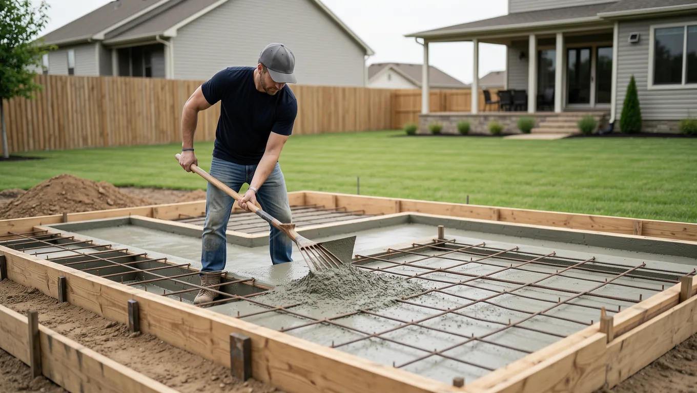 Couple reviewing patio loan approval in Missouri for 2026.