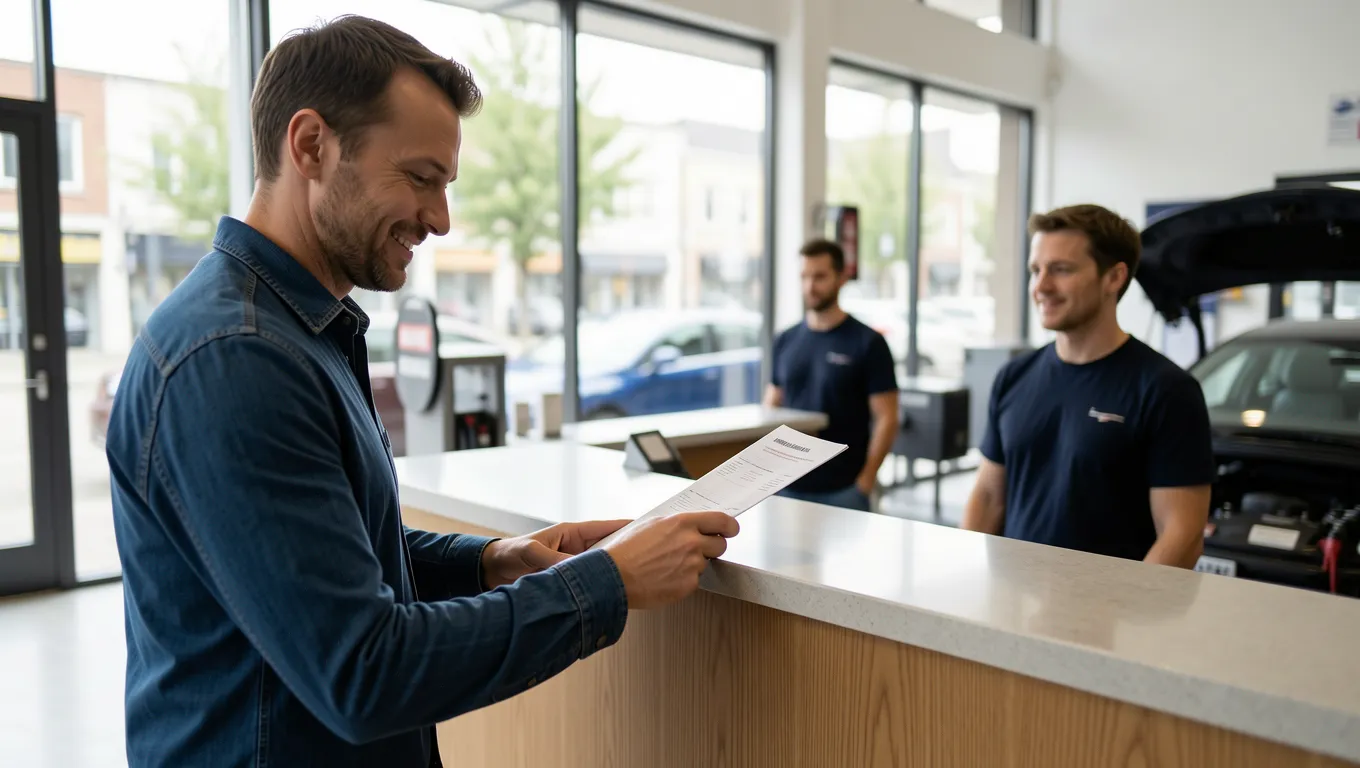 Couple Reviewing $500 Loan Documents in Missouri
