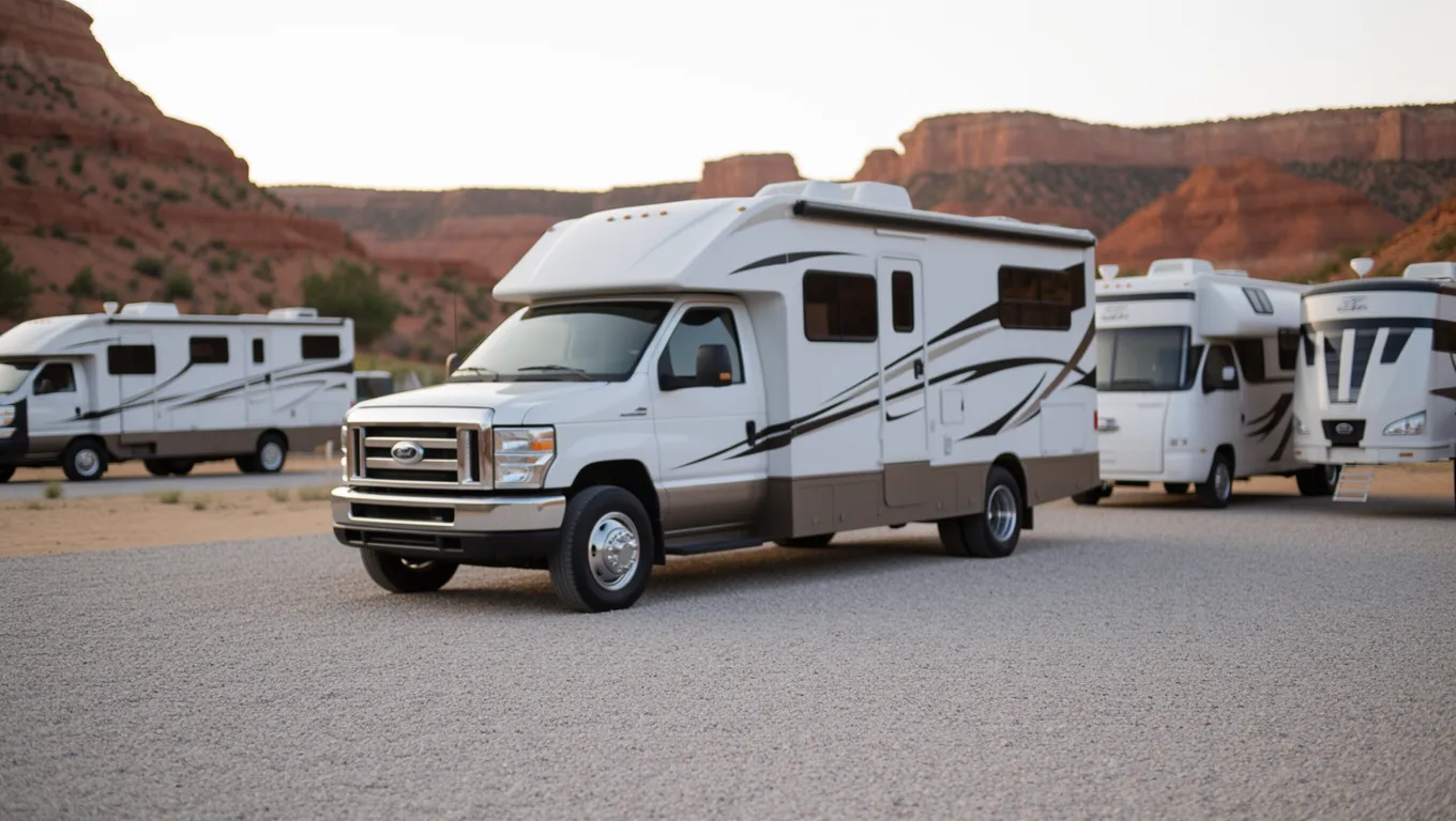 Couple reviewing RV loan options in Missouri for 2026