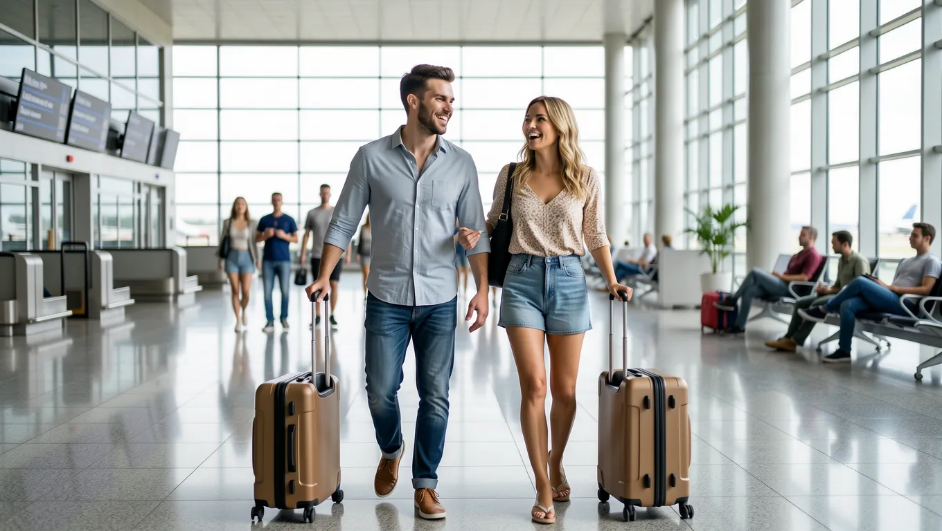 Couple reviewing vacation loan approval in Missouri