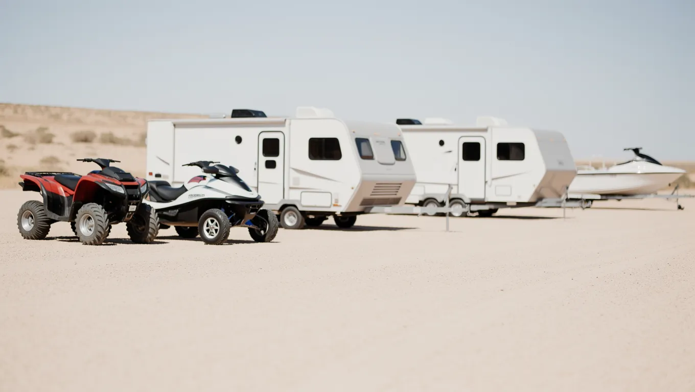 Missouri couple reviewing ATV loan documents for 2026.