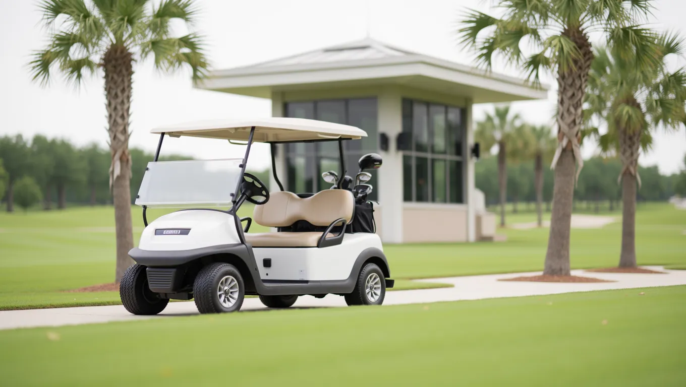 Missouri Couple Reviewing Golf Cart Loan Documents